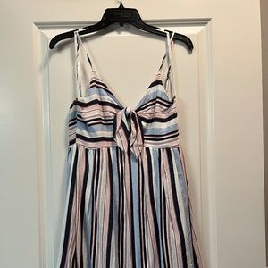 NEVER WORN European style casual striped dress